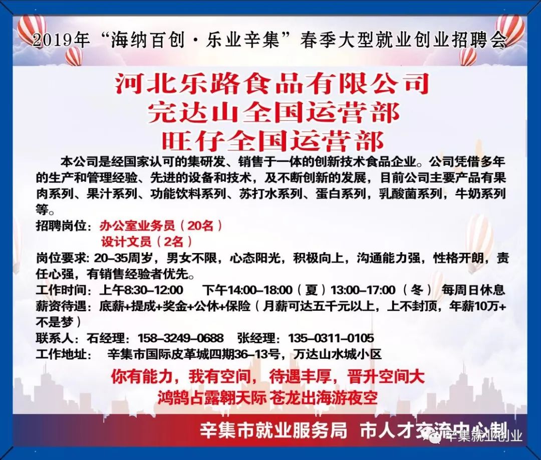 望都最新招聘信息汇总📢✨ 求职者的福音