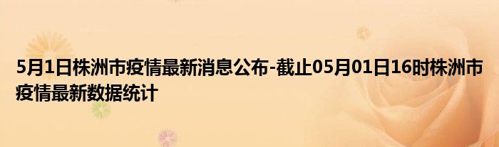 株洲最新疫情动态更新🌸🍂