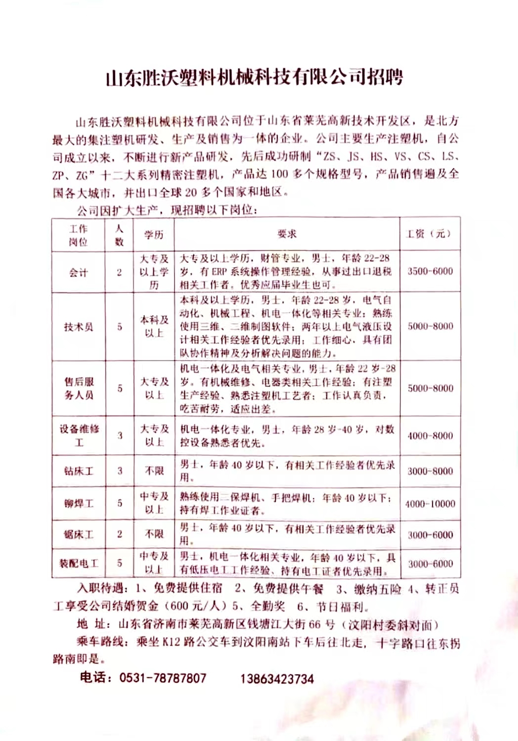 章丘最新招工信息揭秘，就业机会与职业发展等你来挑战！